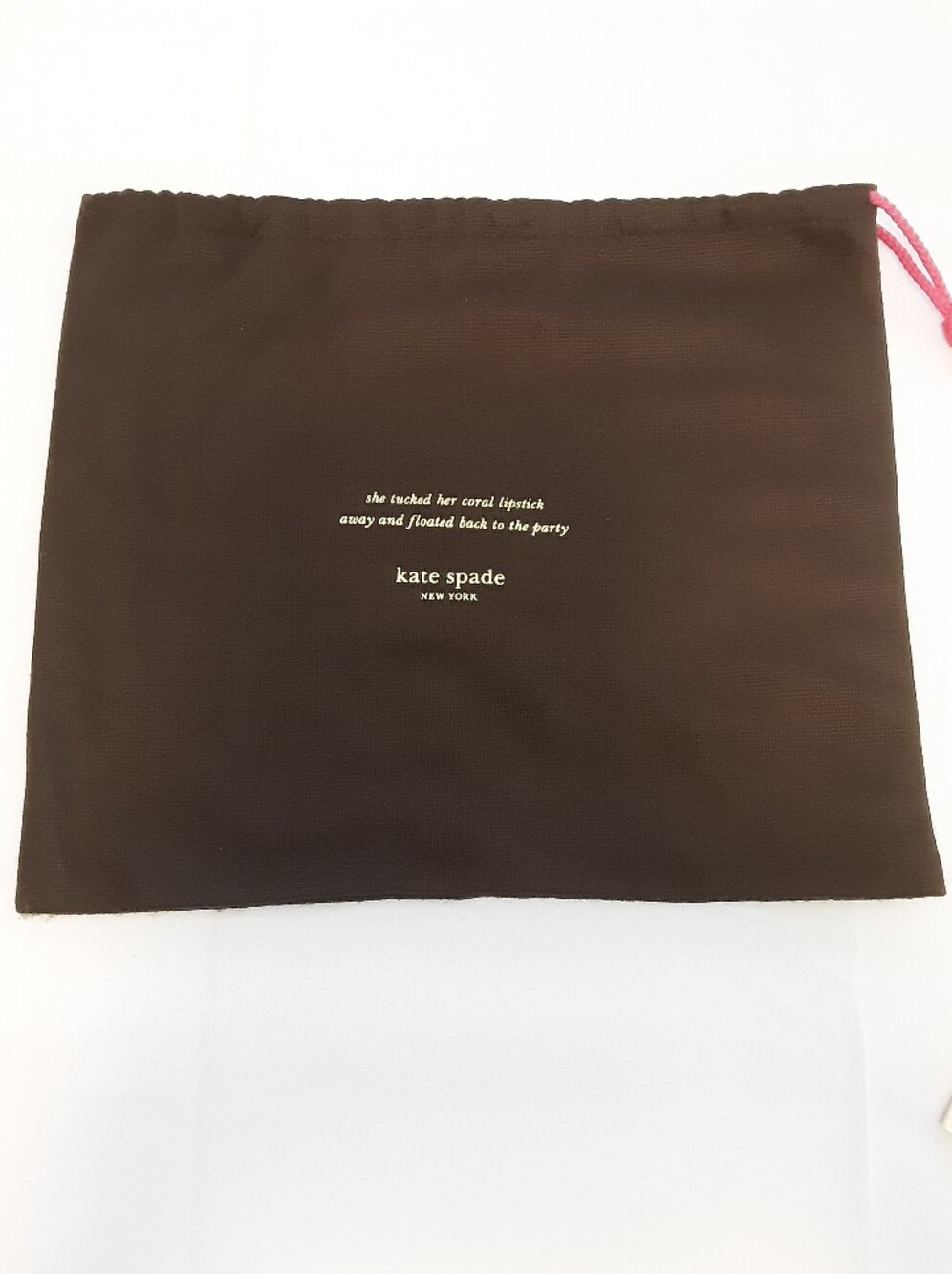 Kate Spade Small Dust Bag 13.5" X 11.5"